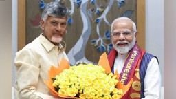 Andhra Pradesh CM Chandrababu Naidu meets PM Modi, union ministers in Delhi